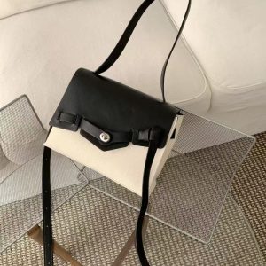 2025 Spring/Summer Irregular Flap Design Messenger Bag - Versatile Commuter Shoulder Crossbody Tote for Y2K Fashion
