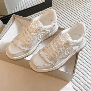 2025 Spring/Summer Trendy Cowhide White Sneakers - Genuine Leather, Breathable Sports Casual Board Shoes