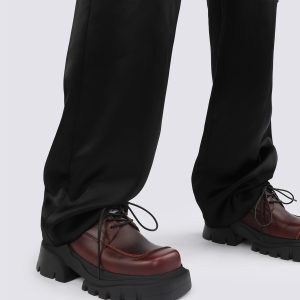 2025 Summer Genuine Leather Gender-Neutral Retro British Thick-Soled Flats for Women - Niche Fashion Footwear