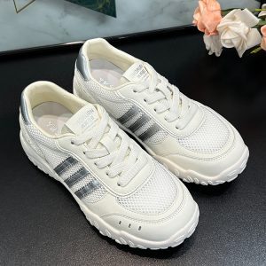 2025 Summer Thick-Soled Breathable Mesh Color-Blocking Sneakers for Women, Versatile Casual Athletic Training Shoes
