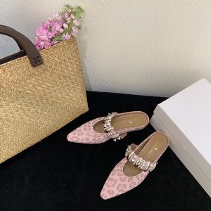 2025 Summer Women's Square Head Rivet Strap Closed-Toe Half Slippers - Height-Increasing French Style Slip-On Sandals