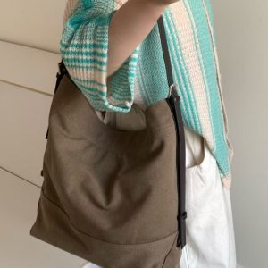 2025 Women's Linen Large Capacity Tote Bag - Versatile Shoulder & Crossbody Commuter Bag for Everyday Style