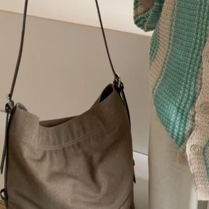 2025 Women's Linen Large Capacity Tote Bag - Versatile Shoulder & Crossbody Commuter Bag for Everyday Style