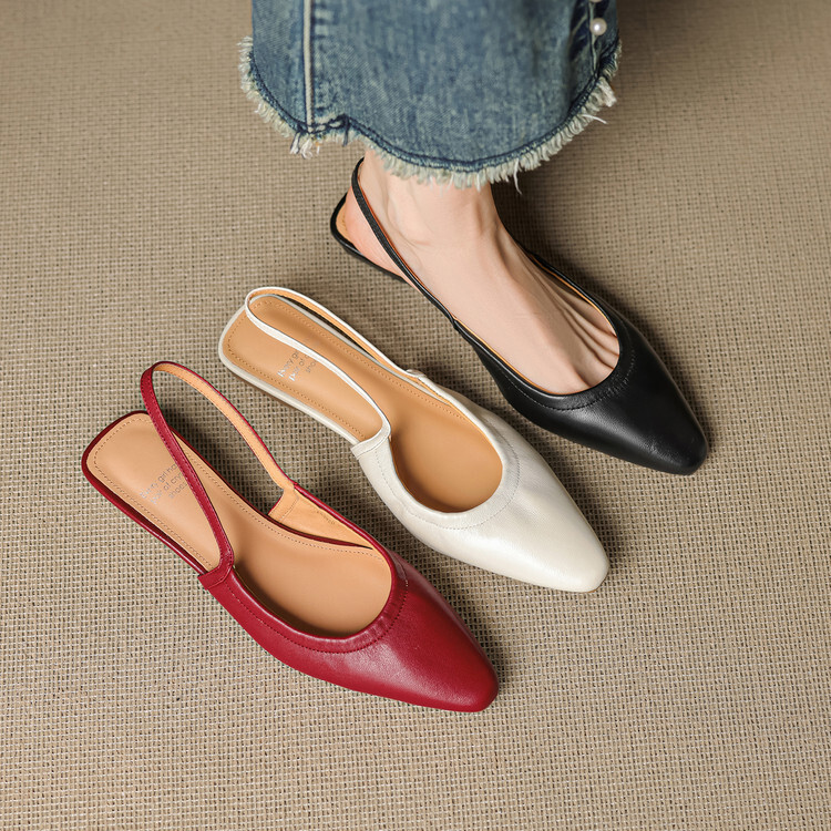6.5-Inch Minimalist Elegant Soft-Toe Sandals for Women - Versatile Summer Footwear