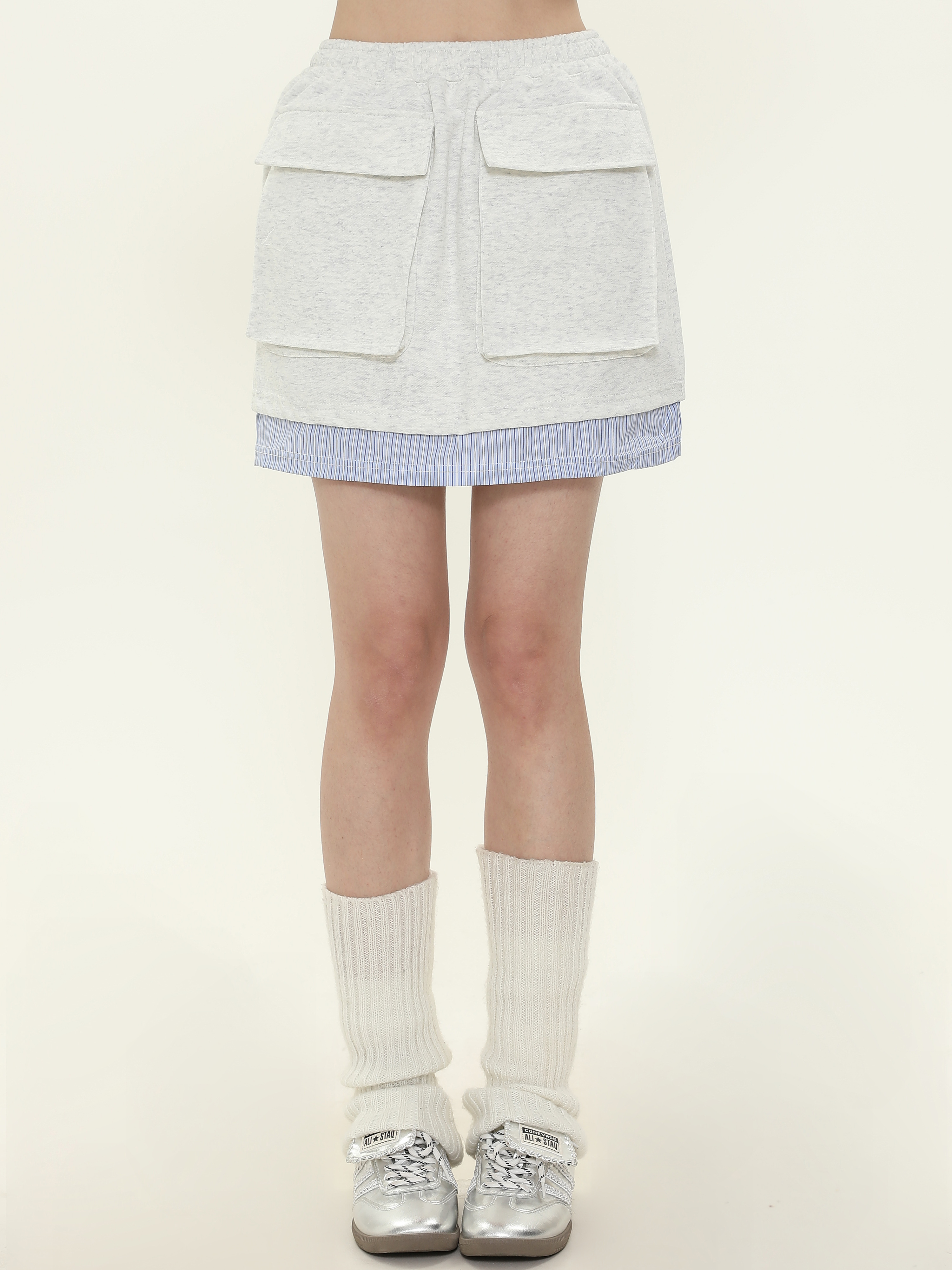American College Style Letter Print Polo Collar Sweatshirt and Short Skirt Two-Piece Set for Women, Spring Autumn Fashion Outfit