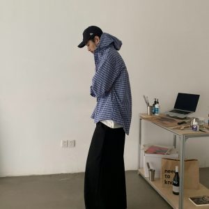 American Retro Relaxed Fit Wide-Leg Baggy Pants for Men and Women | Trendy Draped Floor-Length Casual Trousers