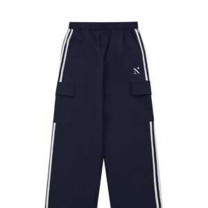American Retro Side Stripe Cargo Pants - Three-Stripe Tapered Jazz Dance Pants for 90s Y2K Style