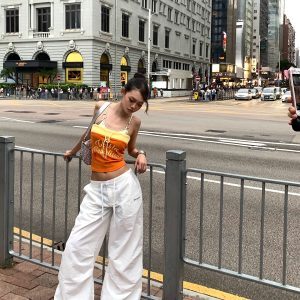 American-Style Drawstring Loose Long Pants - Slim Fit Quick-Dry Wide-Leg Casual Trousers for Effortless Everyday Style