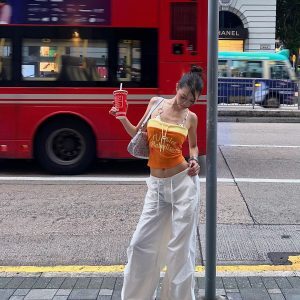 American-Style Drawstring Loose Long Pants - Slim Fit Quick-Dry Wide-Leg Casual Trousers for Effortless Everyday Style