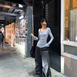 American-Style Drawstring Loose Long Pants - Slim Fit Quick-Dry Wide-Leg Casual Trousers for Effortless Everyday Style