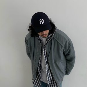 American Vintage Loose Short Cotton Jacket Unisex Japanese Style Winter Baseball Jacket Thick Outerwear