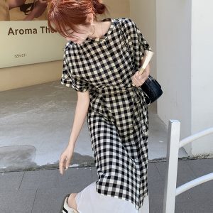 Artistic Women's Summer Dress 2025 - Exquisite High-End Ankle-Length, Waist-Cinching Design for a Youthful Look, Perfect for Any Occasion
