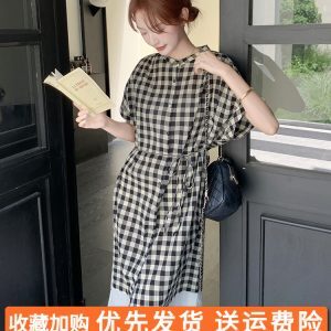 Artistic Women's Summer Dress 2025 - Exquisite High-End Ankle-Length, Waist-Cinching Design for a Youthful Look, Perfect for Any Occasion