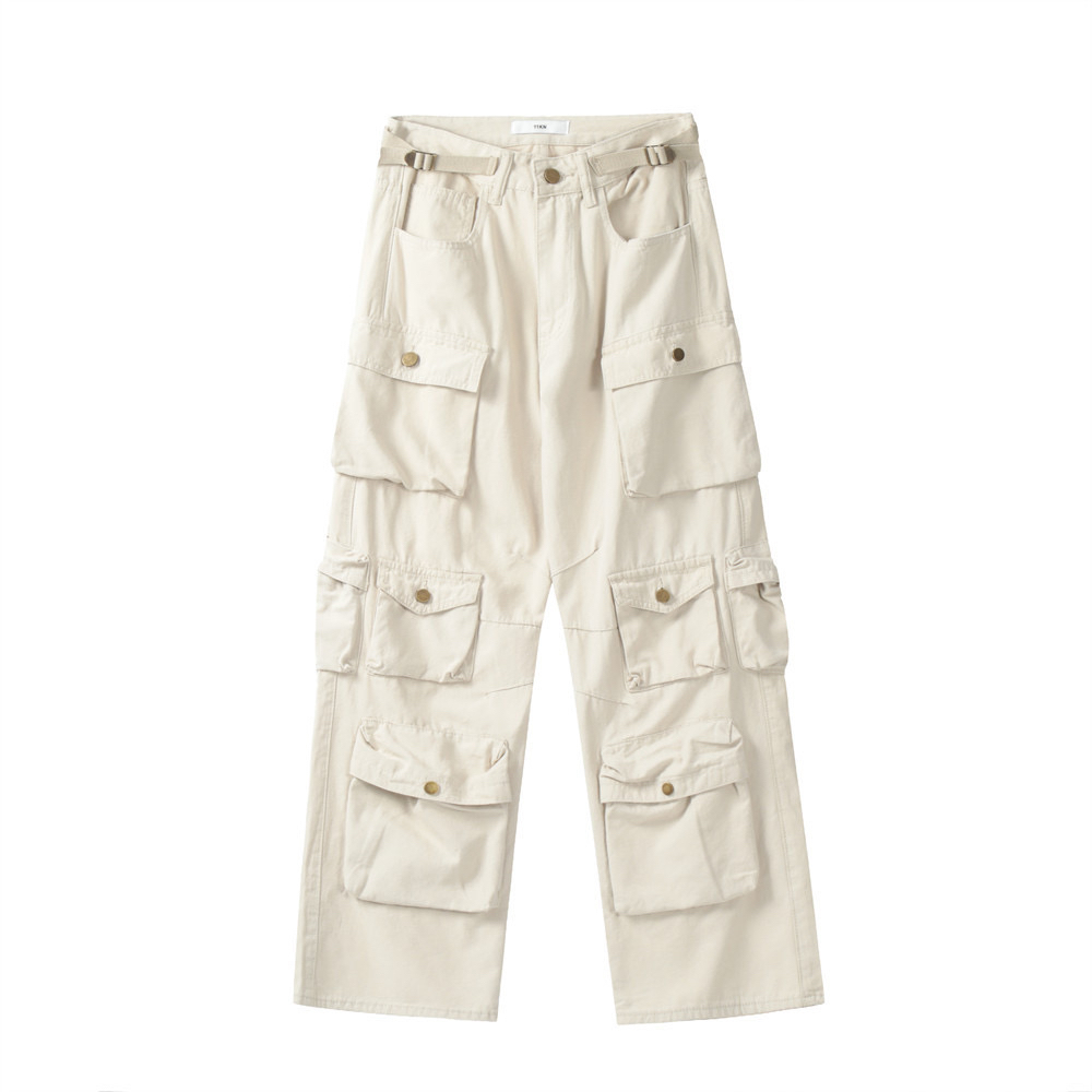 Asymmetrical Shoulder Letter Print Top & Hip-Hop Cargo Pants Jazz Dance Outfit for Women - Trendy Y2K Style