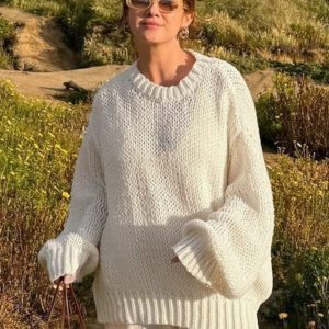 Autumn Loose Casual Long Sleeve Sweater - Round Neck Thin Semi-Transparent Trendy Top for Effortless Style