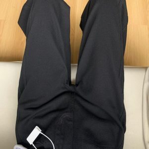 Black Curved Blade Wide-Leg Jeans for Women, Vintage High-Waisted Loose-Fitting Summer Pants, Versatile Straight-Leg Design