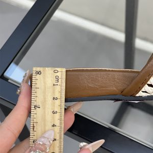 Breathable Open-Toe Slippers for Women - Fashionable Woven Flat Summer Style 2025, Perfect for Skirts and Casual Outfits