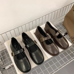 British Style Flat Loafers for Women - Spring and Autumn Small Leather Shoes, Chic Niche Design for Boss Ladies