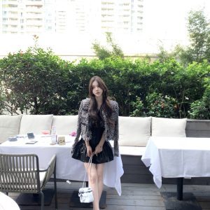 Chic High-End Woven Fringed Tassel Coat - Thousand Gold Invitation Design, Stylish Small Fit, Perfect for 90s and Y2K Fashion Lovers
