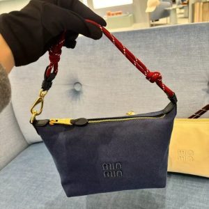 Color Block Canvas Lunch Box Bag - 2025 Internet Celebrity Fashion Commuter Shoulder Crossbody Bag for Surfing and Daily Use