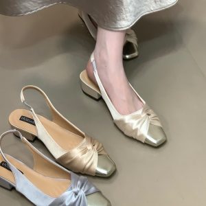 Color-Block Flat Sandals for Women - Summer 2025 Style, Versatile Design to Match Skirts, Trendy Casual Footwear