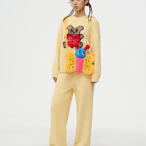 Crying Little Butterfly Crossbody Bag – Artist Original Phone Bag, Unique Shaped Bag for Trendy Style, Y2K Fashion Accessory