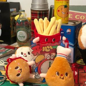 Cute Plush Cartoon Fries Keychain Pendant - Versatile Backpack Accessory, Perfect Gift for Couples and Friends