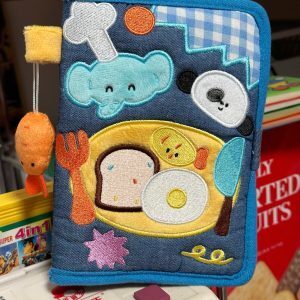 Cute Puppy Cartoon Passport Holder & Document Bag - Original Illustration Design Small Planner & Coin Purse, Ideal for Travel & Organization