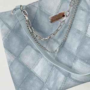 Diamond Quilted Tote Bag for Women - Trendy Retro Shoulder Bag with Large Capacity for Students and Commuters, 2023 Fashion Essential