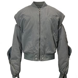 Double Zipper MA1 Flight Jacket - Cleanfit Military Style Bomber Jacket for Men, Trendy Urban Fashion Outerwear