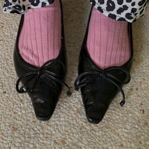 Elegant French Hepburn-Style Mary Jane Leather Flats - Pointed Toe, Versatile Casual Shoes for Women
