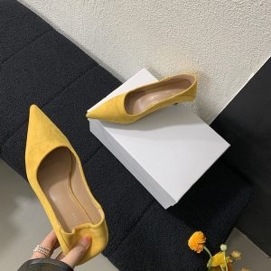 Elegant French Leopard Print High-Heeled Sandals, Closed Toe Fairy Shoes for Spring/Summer 2025, Pointed-Toe Design