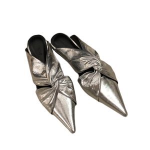 Elegant French-Style Pointed-Toe Sandals for Women - Versatile Comfortable Mules for Summer 2025, Chic and Stylish Footwear