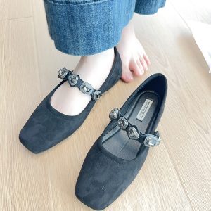 Elegant Leopard Print Mary Jane Shoes with Bow - Spring 2025 Women's Ballet Flats for Gentle Evening Breeze Style