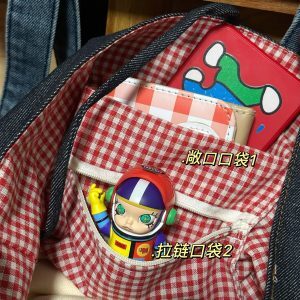 Embroidered Denim Crossbody Bag - Cute Large-Capacity Commuter Shoulder Bag for Students - Trendy Casual Style