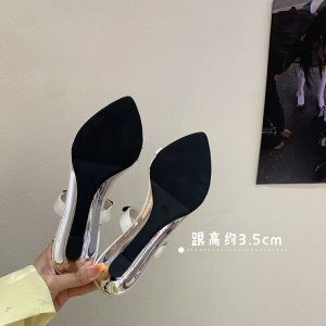Exquisite French Sandals for Women - Summer 2025 Metal Thong Style, Chic and Elegant Footwear