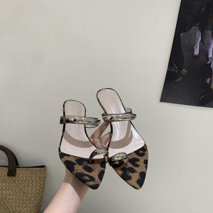 Exquisite French Sandals for Women - Summer 2025 Metal Thong Style, Chic and Elegant Footwear