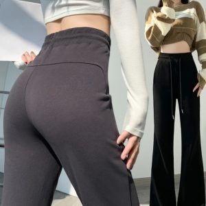 Flared Jazz Dance Pants for Women - Hip Hop Yoga Casual Sweatpants with Elastic Waist - American Hot Girl Style