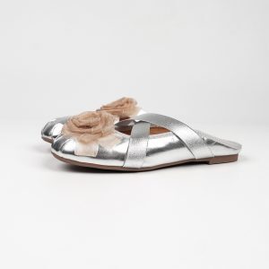 Floral Open-Toe Slippers for Women - Summer Low-Heeled Ballet Shoes, Comfortable Cool Sandals for Vacation Style