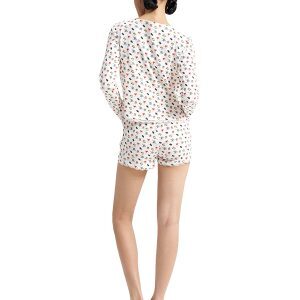 Floral Print Three-Piece Loungewear Set for Women - Trendy Comfortable Outfit - Y2K Style
