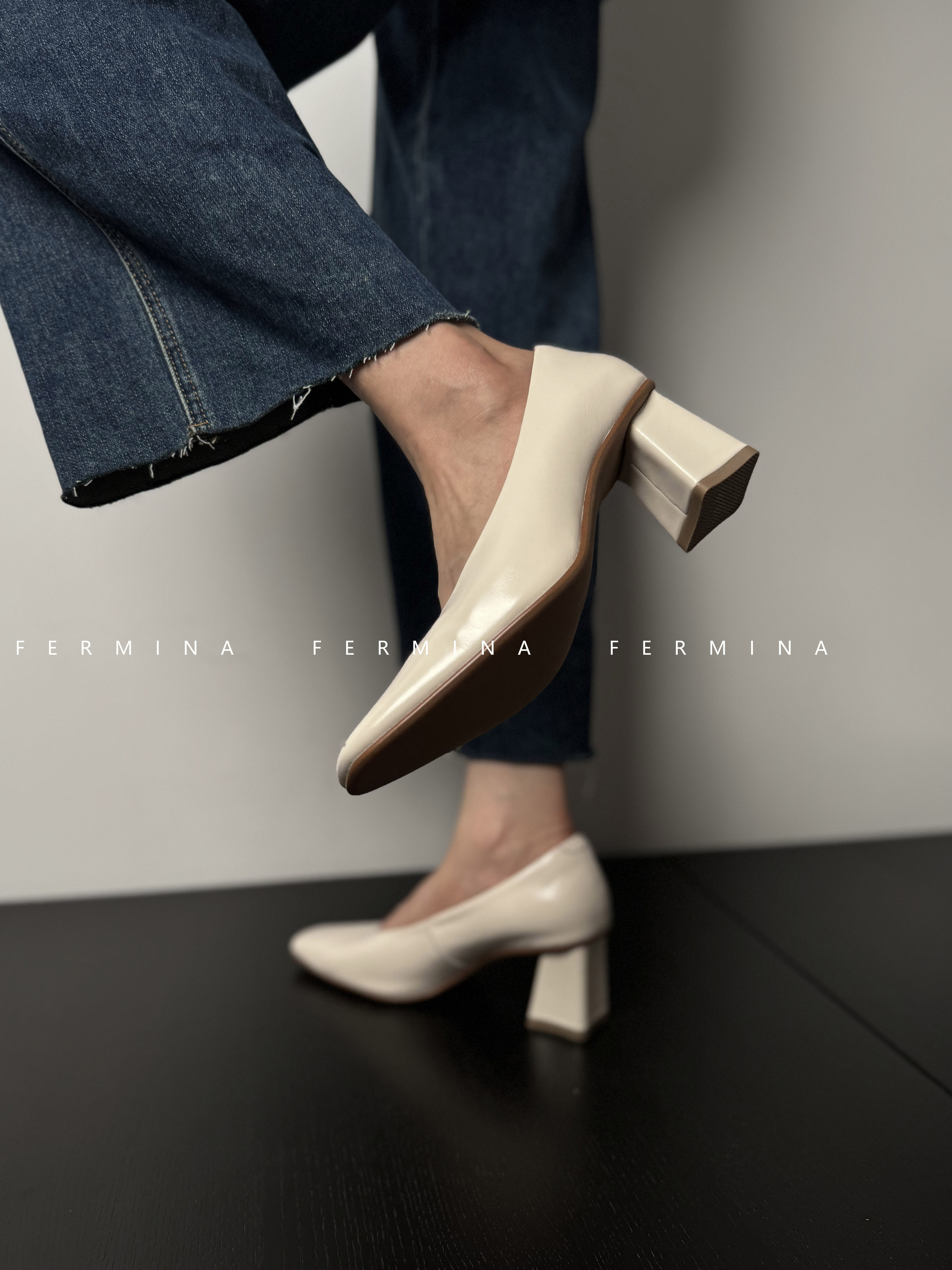 French Retro Small Square Toe Shallow Mouth High Heels - Versatile Office Commuting Shoes for a Chic Y2K Look