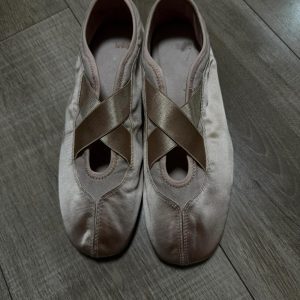 French Round Toe Satin Ballet Flats - Genuine Leather Mary Jane Loafers for Vintage-Inspired Style
