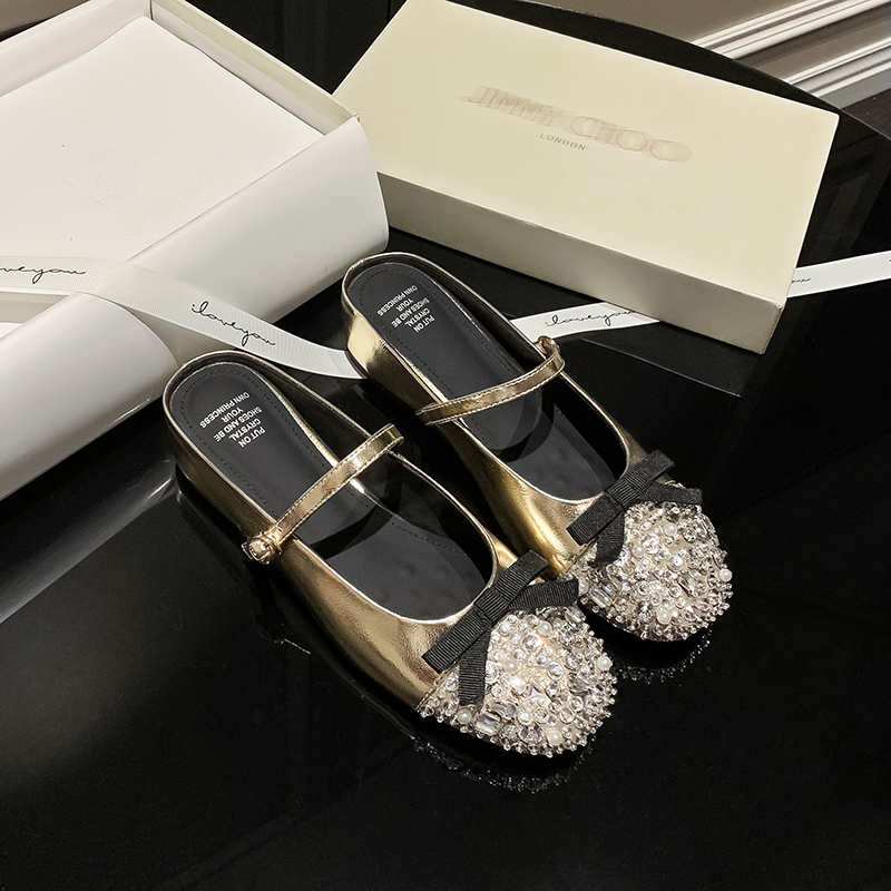 French-Style Genuine Leather High-Heeled Open-Toe Sandals with Bow Detail for Women - Summer Fashion, Elegant Outdoor Footwear