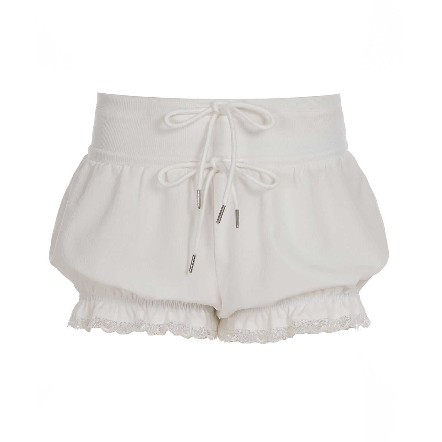 French Style Low-Waist Tie Floral Shorts - Versatile Summer Pumpkin Pants for Trendy Girls