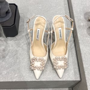 French Style Square Toe Pearl Buckle High Heel Sandals for Women - Fairy Style Thin Heels, Perfect for Y2K and Elegant Looks
