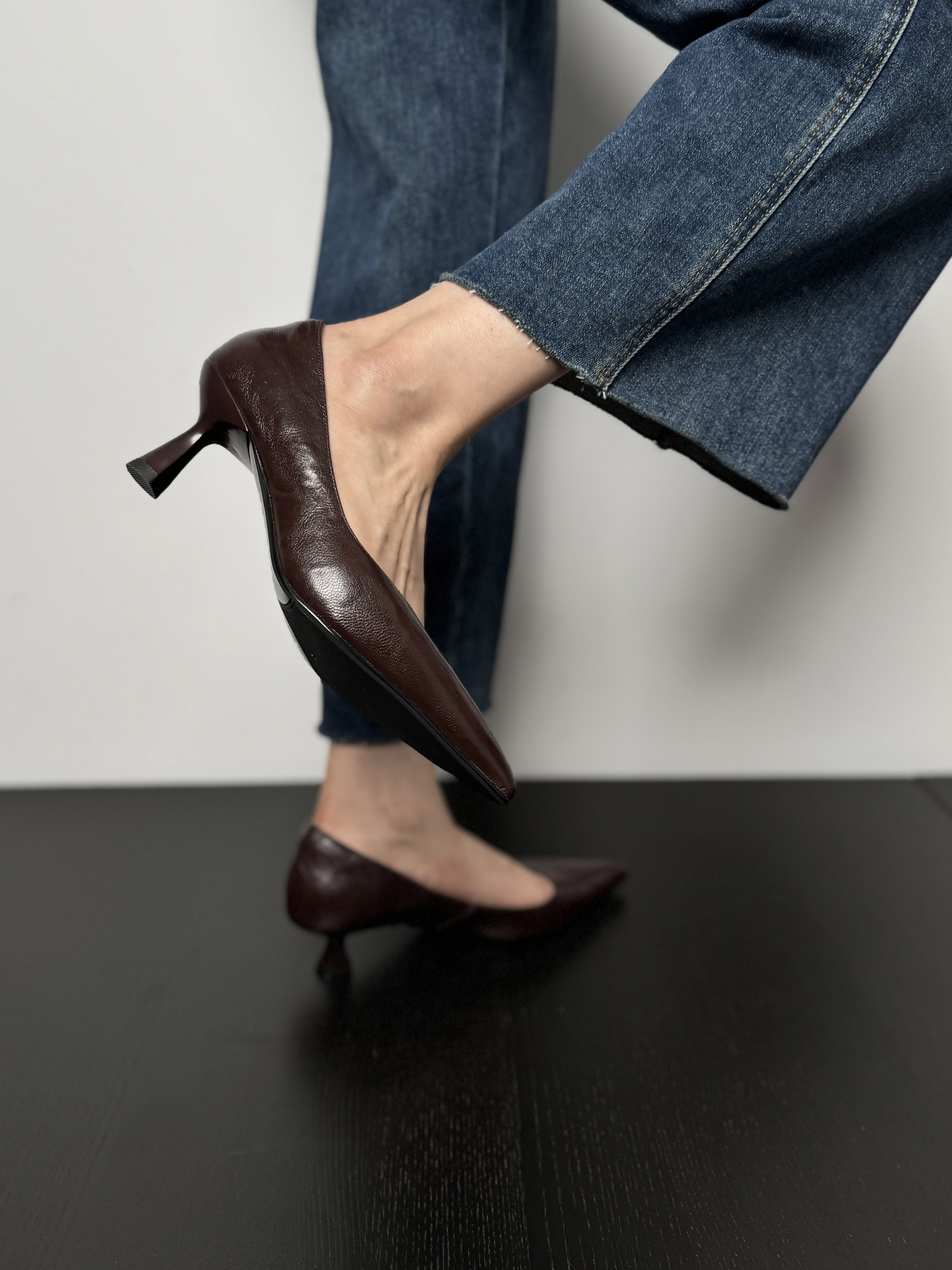French Vintage Pointed Toe Stiletto High Heels - Elegant Minimalist Women's Loafers for Comfort and Style