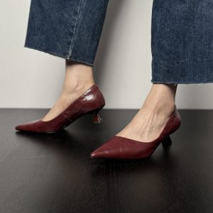 French Vintage Pointed Toe Stiletto High Heels - Elegant Minimalist Women's Loafers for Comfort and Style