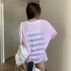 Fresh Summer Long Sleeve Jazz Dance Top - Lightweight Thin Sunscreen T-Shirt for Effortless Style and Comfort