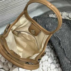 Handmade Floral Embroidery Sequin Crossbody Tote Bag - Stylish Mini Tote for Women, Perfect for Daily Matching and Y2K Fashion