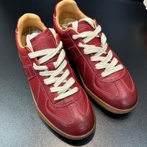 Handmade Vintage Distressed Genuine Leather Lace-Up Casual Sneakers for Women - Spring 2024 Flat Versatile Shoes